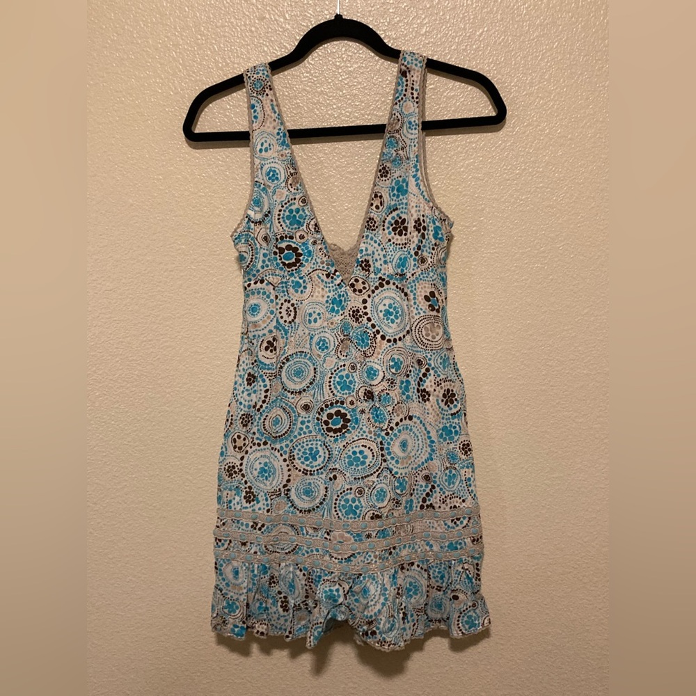 FREE PEOPLE- Summer Dress- Vintage Dress - Casual Mini Dress - Sleeveless